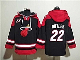 Men's Miami Heat #22 Jimmy Butler Black Ageless Must-Have Lace-Up Pullover Hoodie,baseball caps,new era cap wholesale,wholesale hats
